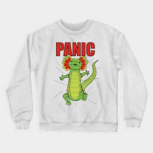 Panic lizard Crewneck Sweatshirt